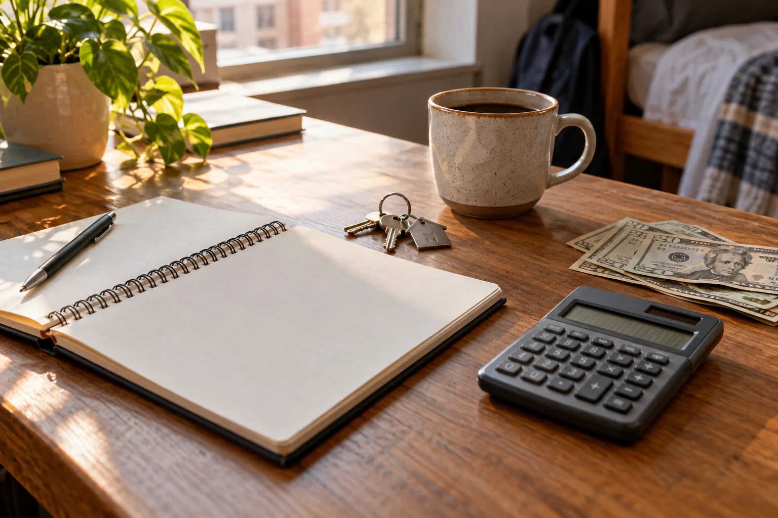 Illustration of a student’s household budget